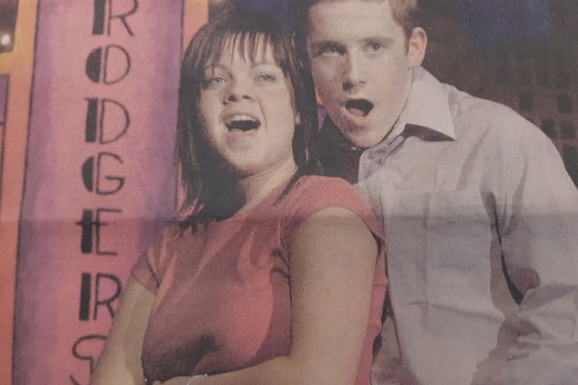 Kirkcaldy Youth Music Theatre took centre stage at the Adam Smith Theatre with its celebration of Rogers and Hart. 
Pictured are Amy Sinclair and Ewen Mackie.