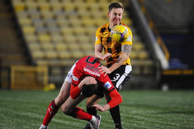 Chris Higgins believes East Fife were worthy of more than the defeat they left Falkirk with. Stock pic by Michael Gillen