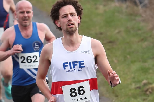 Fife Athletic Club's Sam Fernando finished 17th in 28:16 in Saturday's Cupar five-mile road race