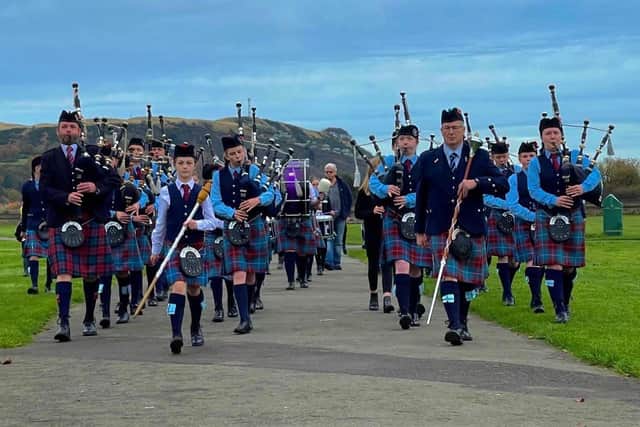 The group prize and overall winner of the Burntisland Community Award 2022 is Burntisland and District Pipe Band.