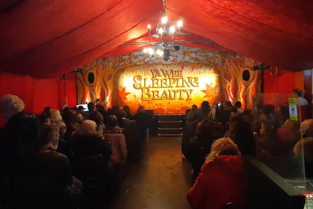 A look inside the room hosting Ya Wee Sleeping Beauty (Pic: Fife Free Press)