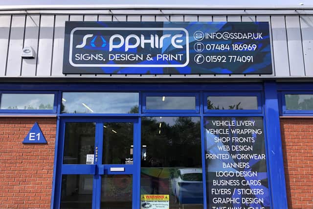 Sapphire's new premises in Glenrothes