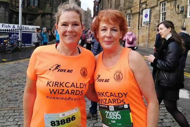 Nicky McGregor and Claire Caine ran Women's 10k