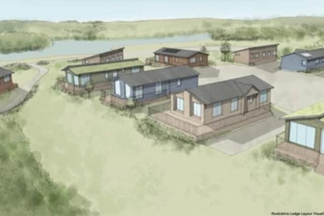 Eden Muir has proposed a £35 million investment plan that could transform the Eden Springs Fishery and Country Park (Pic: Submitted)