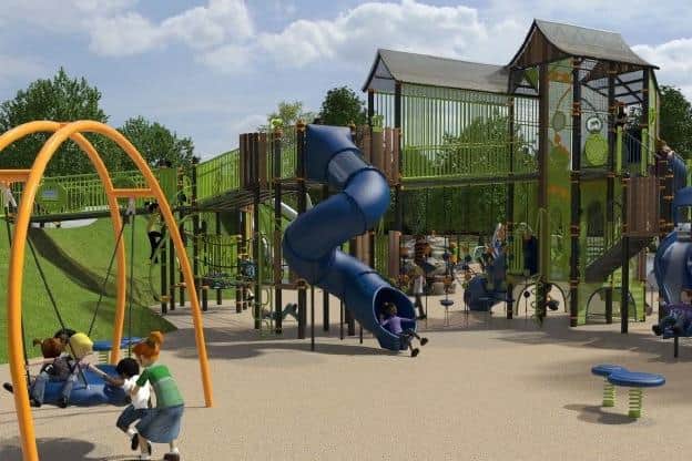 The proposed Lochore playpark
