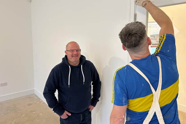 Iain Matthew (left) with painter, Craig McLelland  (Pic: Submitted)