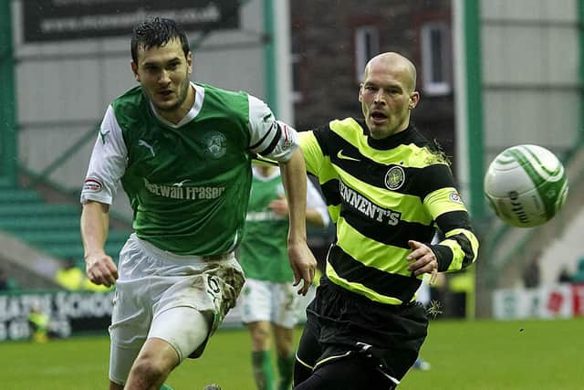 Ian Murray pictured during a 3-0 home loss to Celtic on January 15, 2011. Three days later, Hibs were stunned by Ayr in cup. (Pic Alan Harvey/SNS Group)