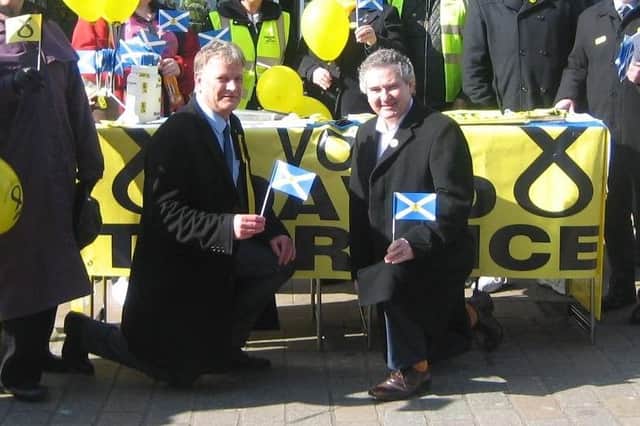 David Torrance, left and Roger Mullin have previously campaigned together.