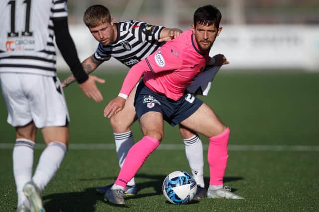 Dylan Easton on the ball for Raith Rovers versus Queen's Park on Saturday (Pic: Ian Cairns)