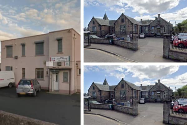 Three buildings in Kirkcaldy and a fourth in Leven have been identified as containing crumbing Reinforced Autoclaved Aerated Concrete (RAAC)  (Pics; Google Maps)