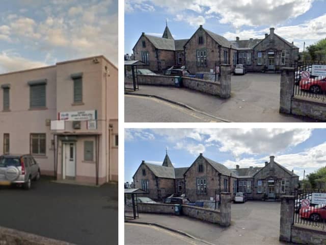 Three buildings in Kirkcaldy and a fourth in Leven have been identified as containing crumbing Reinforced Autoclaved Aerated Concrete (RAAC)  (Pics; Google Maps)
