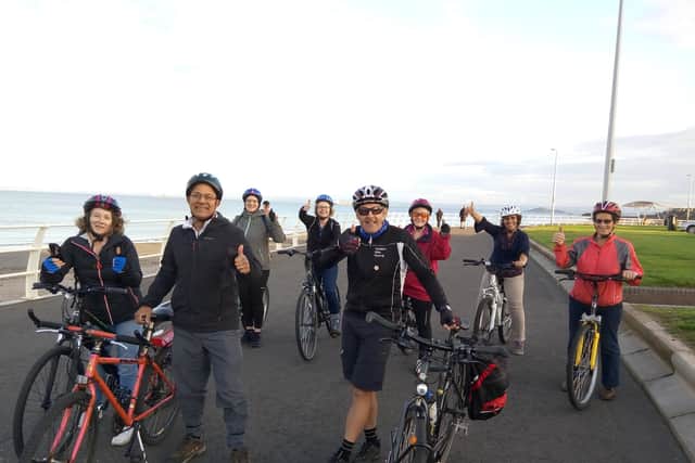 Social bike rides are just one of the activities which Greener Kirkcaldy organises for locals.
