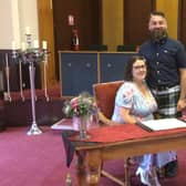 Sarah Dickson (34) and Tim Simcock (32) from Kirkcaldy were among the first Fife couples to enter into a mixed sex civil partnership on the first day that law was changed to allow them to take place.