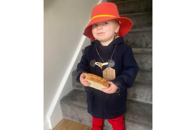 Rafa Giove, aged 2, from Cupar dressed up as Paddington.