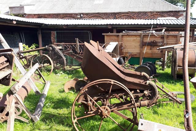 Some of the old machinery that went under the hammer.