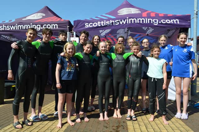 Step Rock youngsters who retained their title as East District Open Water relay champions (Submitted pic)