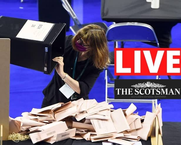 Live updates on the Scottish Parliament election results.