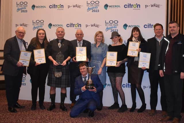 The Fife Coast and Countryside Team at the Loo of the Year Awards