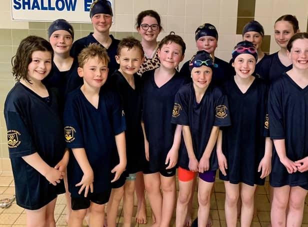 The young Cupar swimmers were involved in the high quality meet