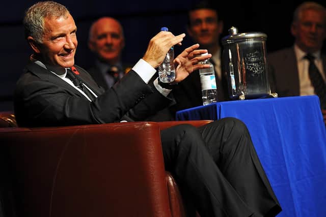 Graeme Souness at the Raith Rovers Hall of Fame 2013 in Adam Smith Theatre, Kirkcaldy
