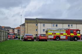 Fire crews at the care home in Kirkcaldy (Pic: Fife Free Press)