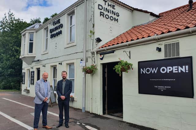 The new owners of The Dining Room - from left: Andrew Lowrie and Barry Dudley.