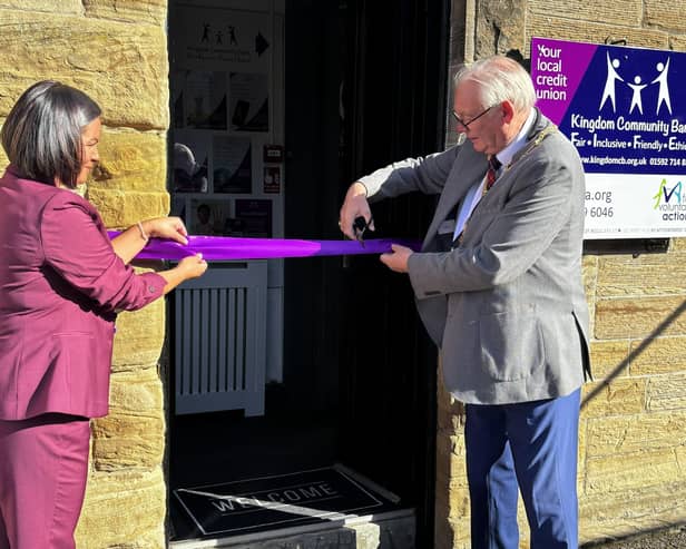 Provost Jim Leishman opens the new branch