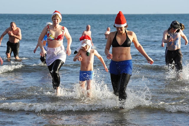 These brave folk took a dip in Kirkcaldy in 2012