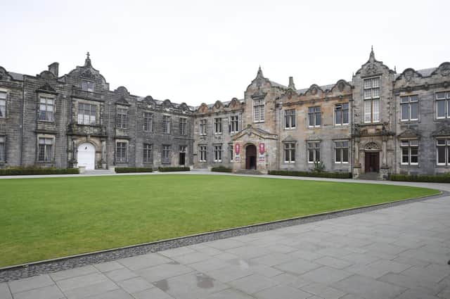 A student at St Andrews University has tested positive.
