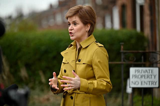 Campaigning for the Scottish Holyrood Elections restarts after a four day suspension following Prince Philip's death (Photo by Jeff J Mitchell/Getty Images).