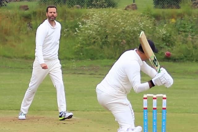 Largo's Gareth Miles was the star bowler on the day