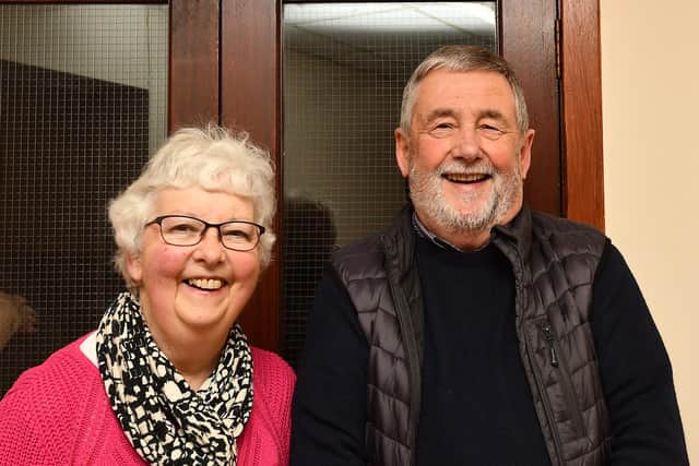 Diana Steedman & Dave Duncan are both long time volunteers with the church, with Dave also using his mechanic history to keep the program's car running (Pic: Fife Photo Agency)