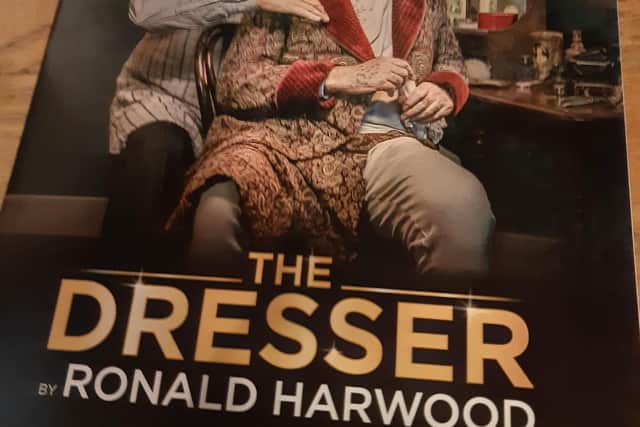 Cover of the programme for The Dresser