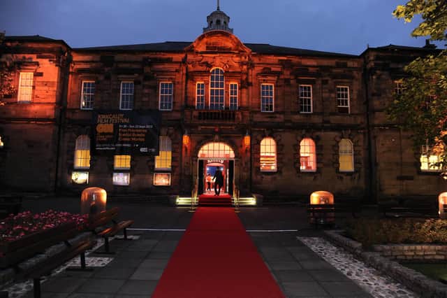 Adam Smith Theatre lit up for the Kirkcaldy Film Festival (Pic: David Wardle)