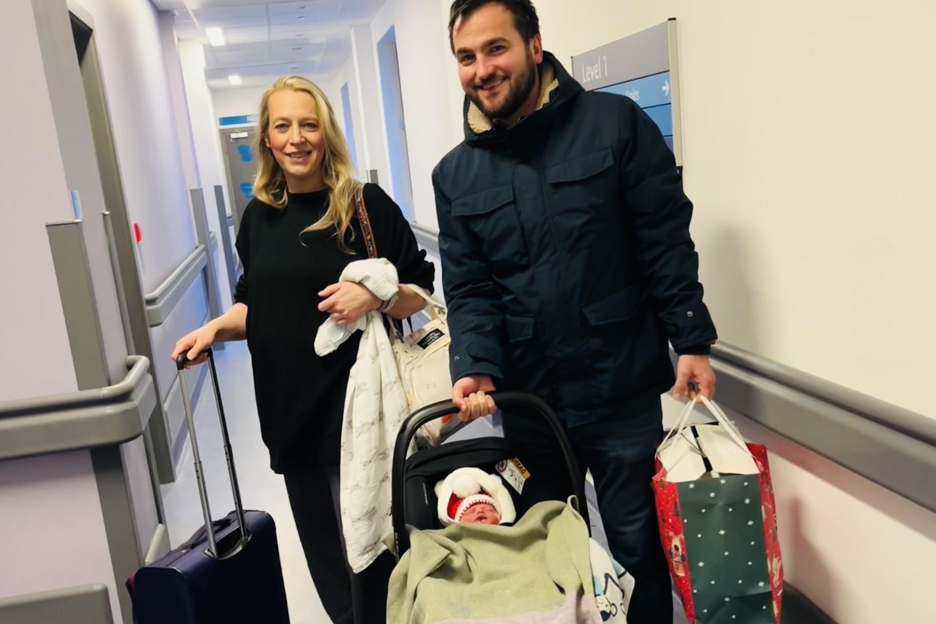 Meet the first baby born in Fife on Christmas Day