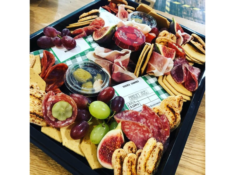 Emsworth Delicatessen has conjured up the most delicious cheese board, savoury platters and sweet gifts for Father’s Day.
Starting at £25, each grazing platter can include a variety of sandwiches, cheeses, bhajis, pies and quiches. Choose online or create your own. Go to emsworthdeli.co.uk or visit 1A West Street.