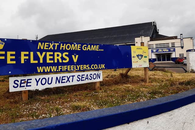 'See you next season' sign outside Fife Ice Arena in Kirkcaldy (Pic: Fife Free Press)