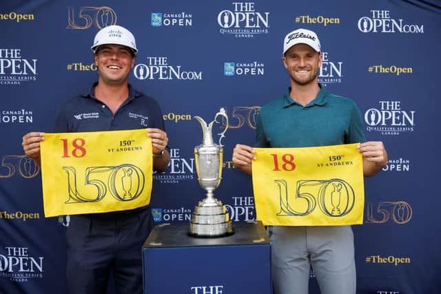 Keith Mitchell and Wyndham Clark qualified for The 150th Open at St Andrews through the RBC Canadian Open. Pic by The R&A