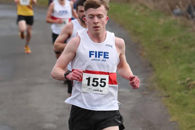 Fife Athletic Club's Ben Kinninmonth finished 14th in this year's Cupar five-mile road race, clocking 27:56