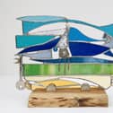 Carole Robinson produces glass and mixed-media pieces for her exhibitions (Pic: Carole Robinson)