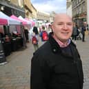 Neale Hanvey MP on Kirkcaldy High Street (Pic: Submitted)