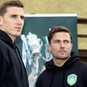 ​Hibs legends Hanlon (left) and Stevenson are leaving after a combined 34 years at Easter Road