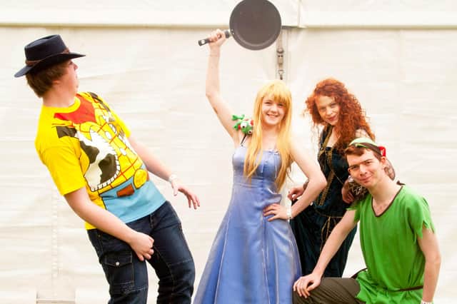 Byre Youth Theatre members launching the 2014 summer season at Craigtoun Park (Pic: Peter Adamson)