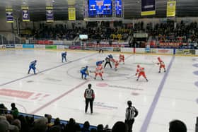 The complaint was made during Saturday's game against Sheffield Steelers