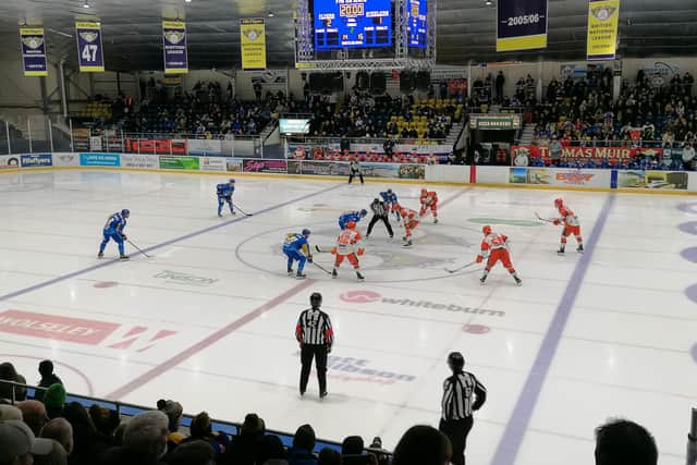 The complaint was made during Saturday's game against Sheffield Steelers