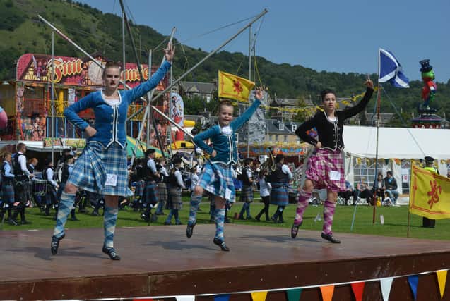 Highland dancers at the Burntisland Games. (Pic: George McLuskie)