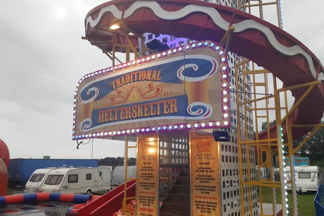The helter skelter is back at Burntisland Shows which have returned to the town's :Links for the s2021 summer (Pic: Fife Free Press)