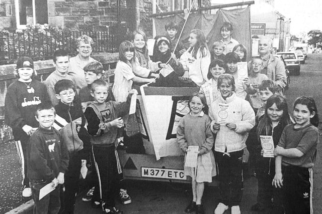In 1997 Pathhead Baptist Church in Kirkcaldy launched a new Bible Club. Organisers helped publicise the club by rigging up their very own boat and towing it around the local streets. 