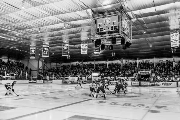 A packed rink for Fife Flyers v Glasgow Clan (Pic: Derek Young)