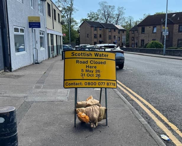 Dysart Road has been closed to traffic for months